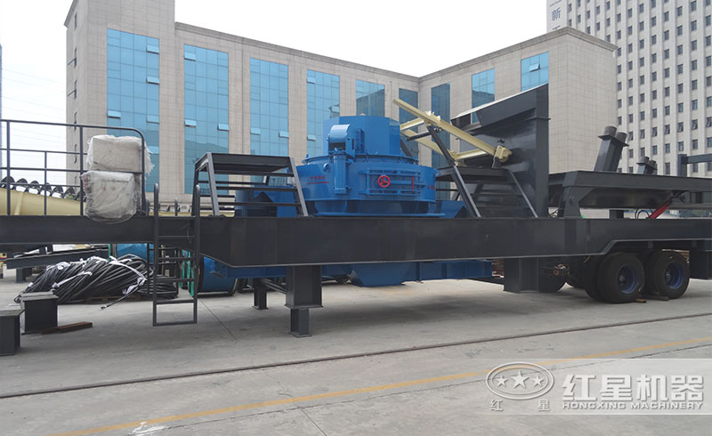 小型流動(dòng)打沙機(jī)展示
