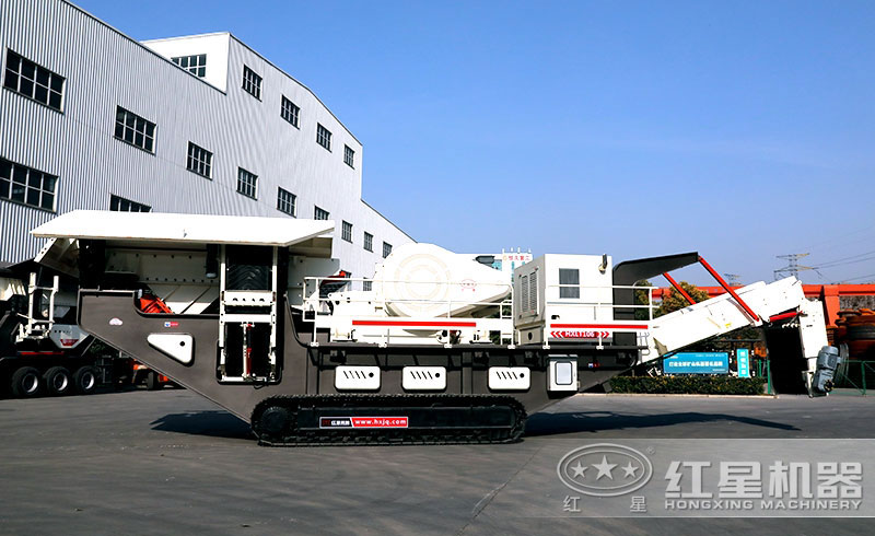 履帶式移動小型石子破碎機(jī)